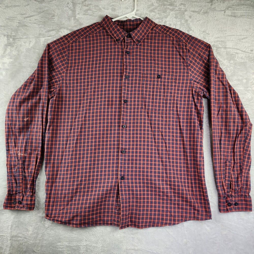 Patagonia Shirt Mens XL Red Flannel Gorpcore Cabincore Woodsy
